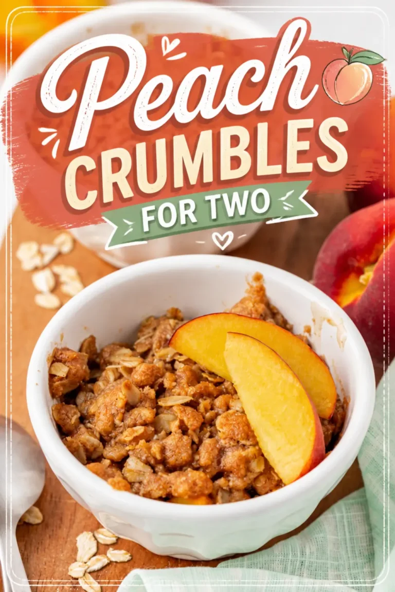 Peach Crumbles For Two
