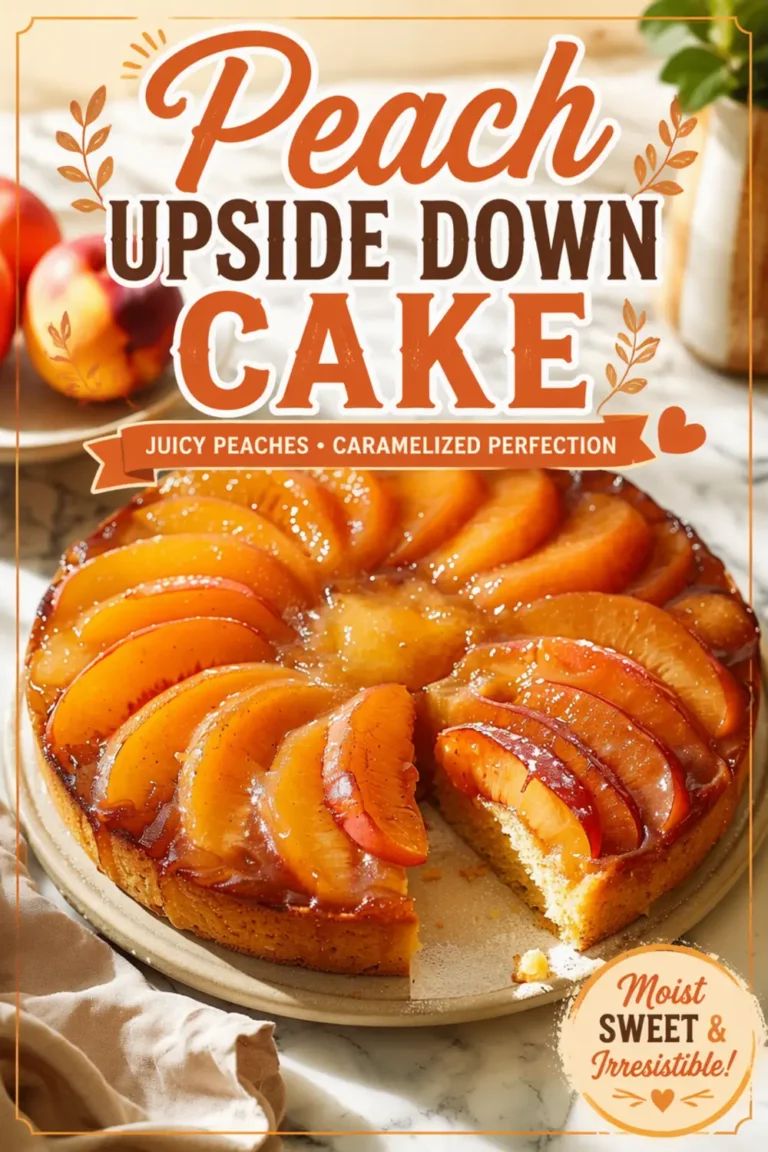 Peach Upside Down Cake Juicy Peaches with a Tender Homemade Crumb 10 Peach Upside Down Cake Juicy Peaches