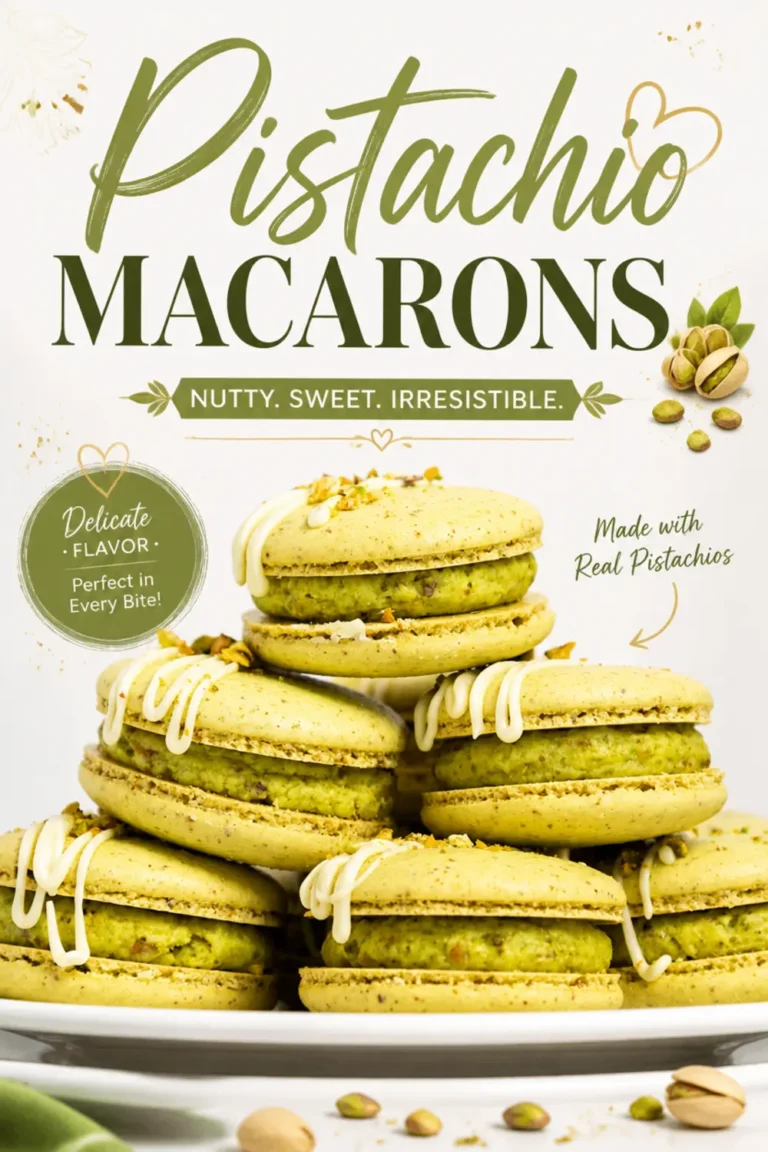 Pistachio Macarons