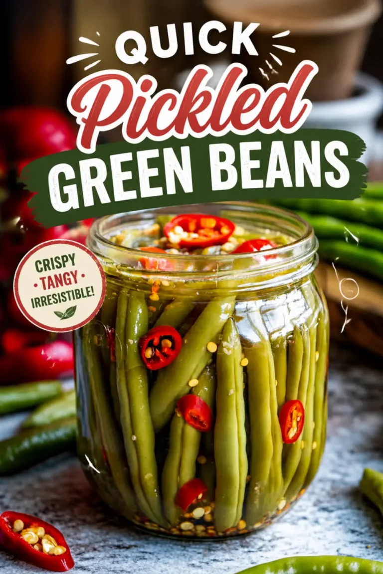 Quick Pickled Green Beans