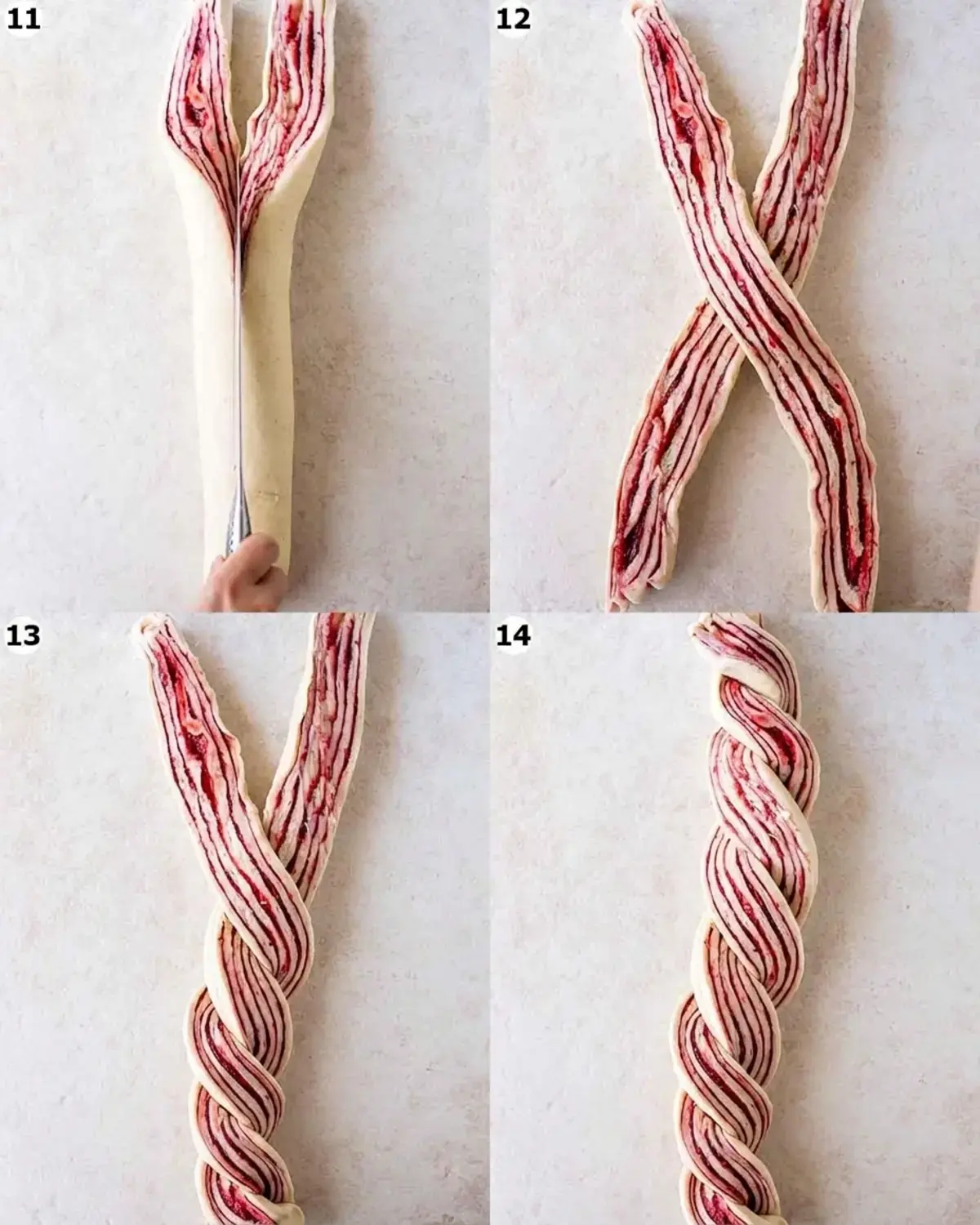 Raspberry And Pistachio Wreath Recipe, How to assemble the wreath