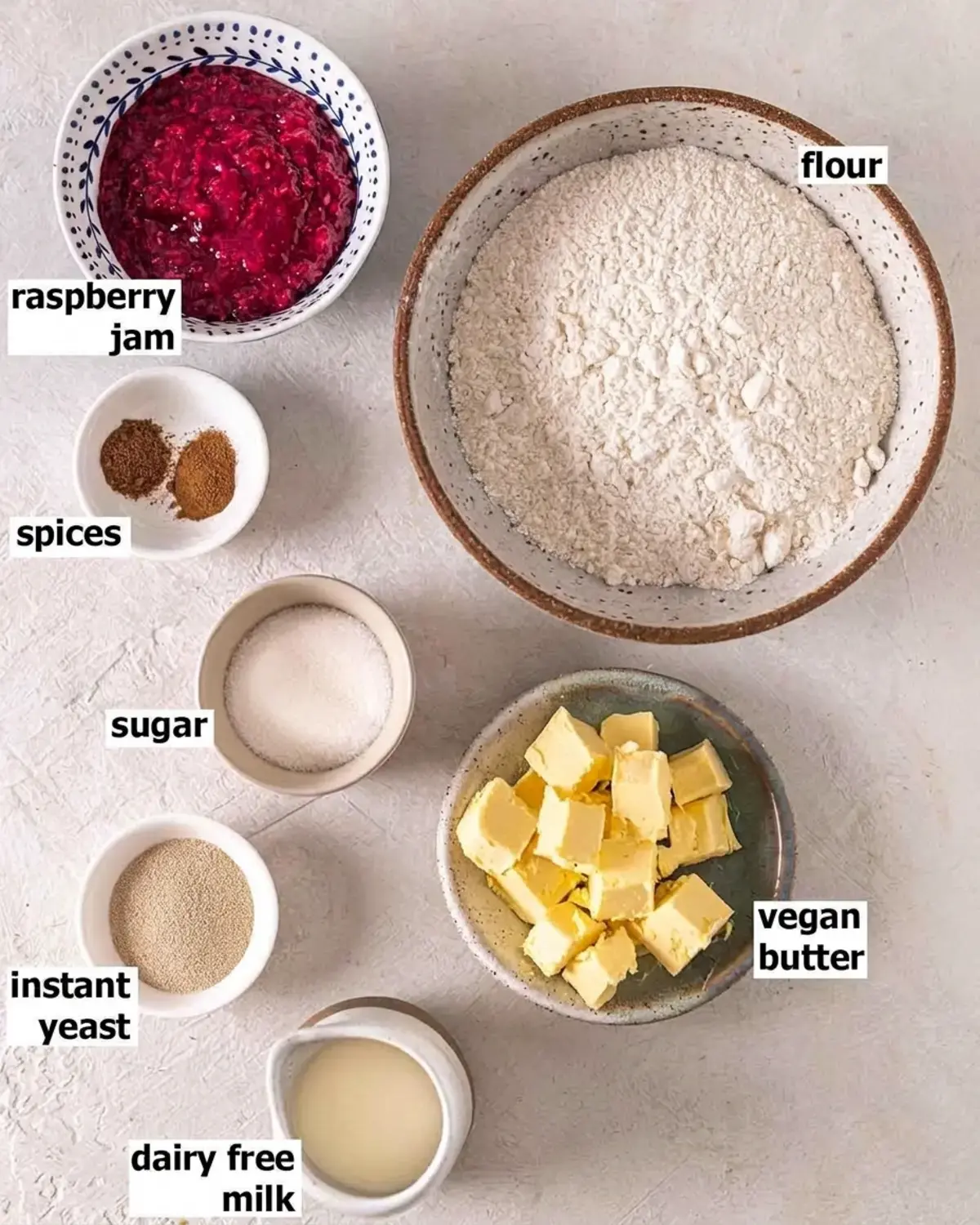 Raspberry And Pistachio Wreath Recipe, Ingredients you'll need