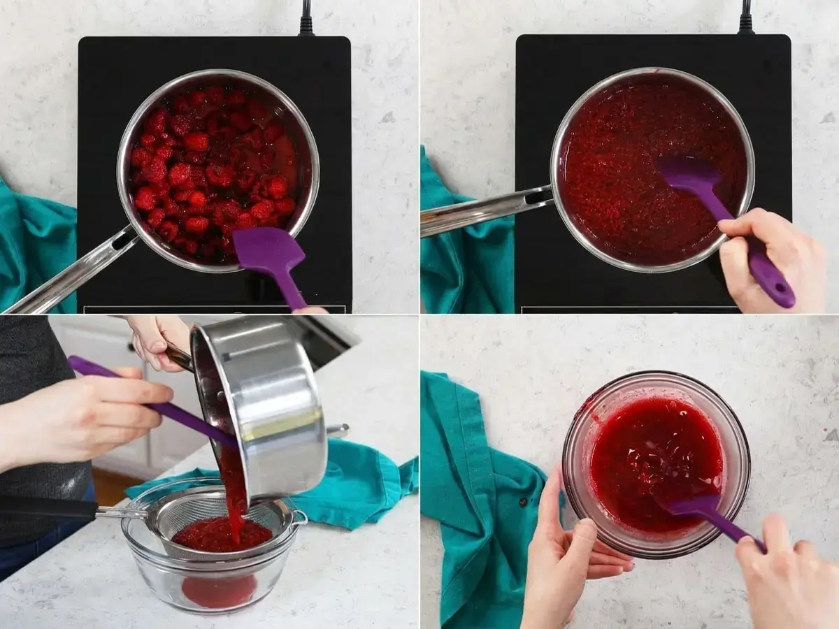 Raspberry Cheesecake with a Homemade Tangy Swirl, No Water Bath Required 15 Raspberry Cheesecake, Raspberry Sauce