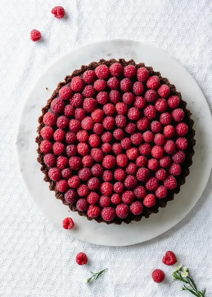 Raspberry Chocolate Ganache Tart Recipe with a Buttery Graham Cracker Crust 11 Raspberry Chocolate Ganache Tart Recipe, A raspberry chocolate ganache tart for everyone
