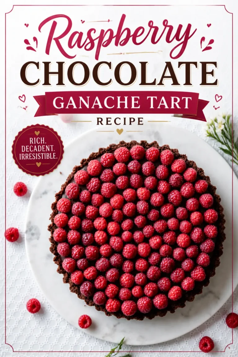 Raspberry Chocolate Ganache Tart Recipe