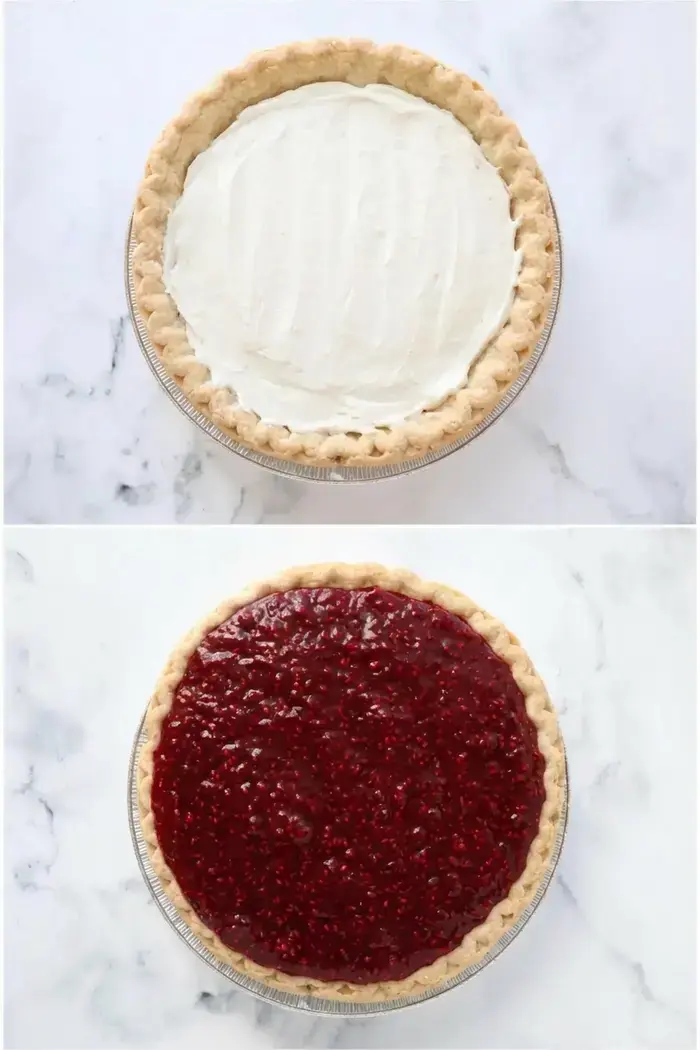 Raspberry Cream Pie Recipe with a No-Bake Cream Cheese Filling 19 Raspberry Cream Pie, Serving and Storing