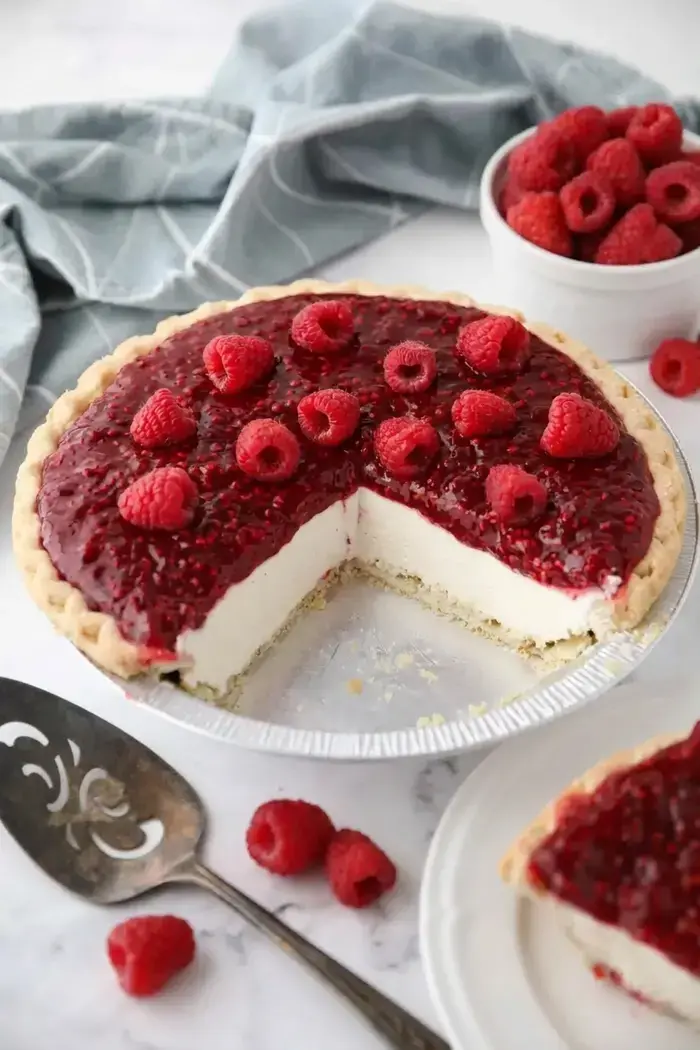 Raspberry Cream Pie Recipe with a No-Bake Cream Cheese Filling 13 Raspberry Cream Pie, How to Make Raspberry Cream Pie