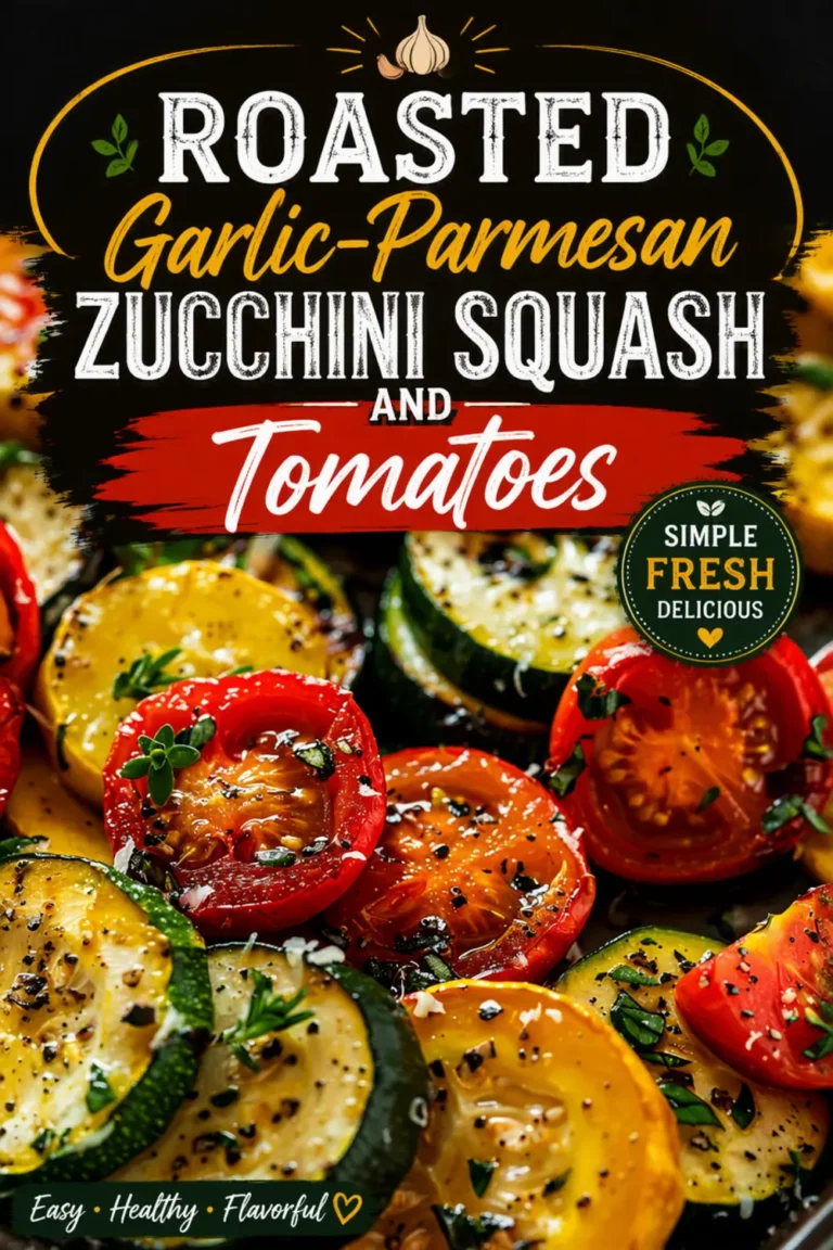 Roasted Garlic-Parmesan Zucchini Squash And Tomatoes 18 Roasted Garlic-Parmesan Zucchini Squash And Tomatoes