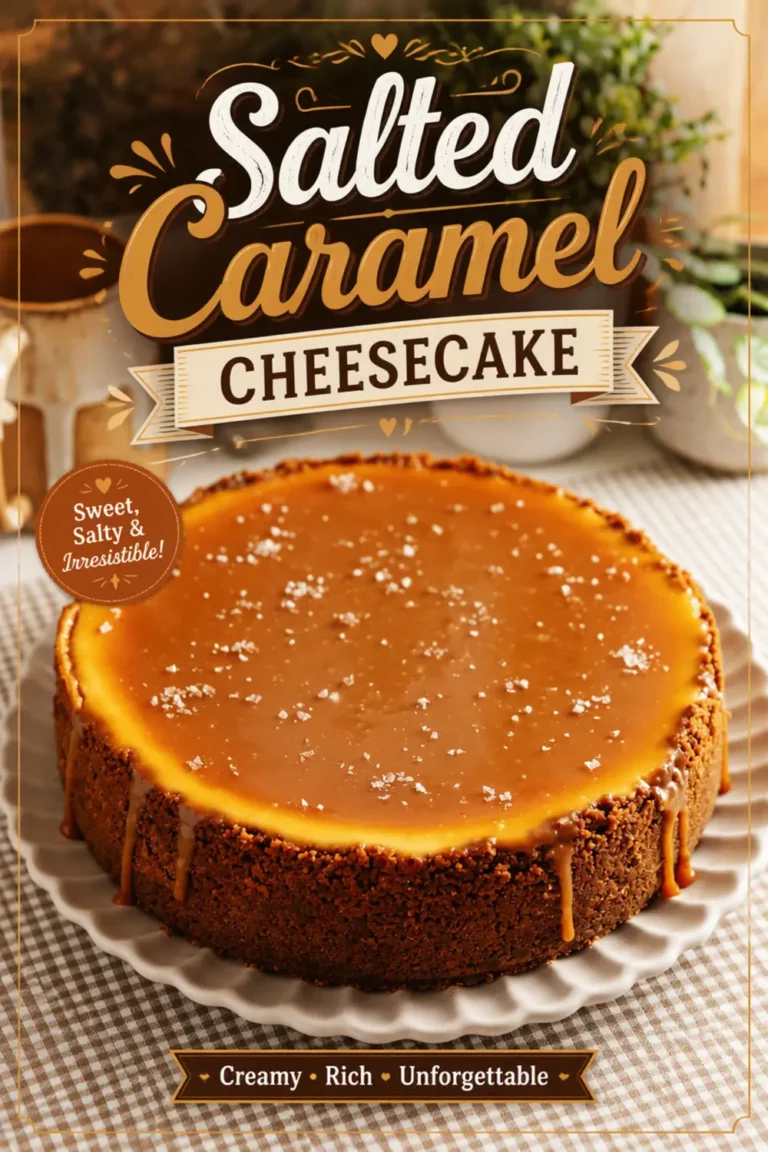 Salted Caramel Cheesecake