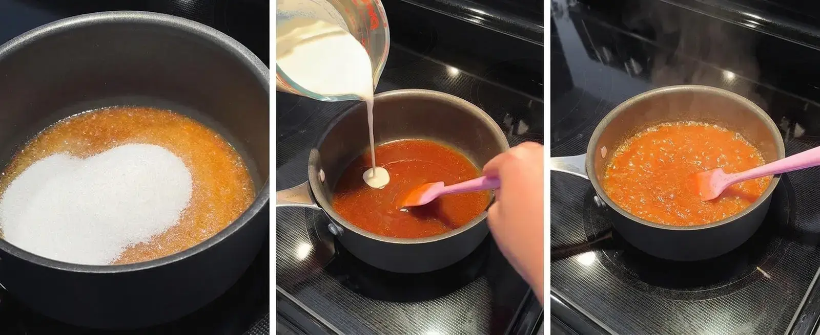 Salted Caramel Profiteroles, Make the Salted Caramel