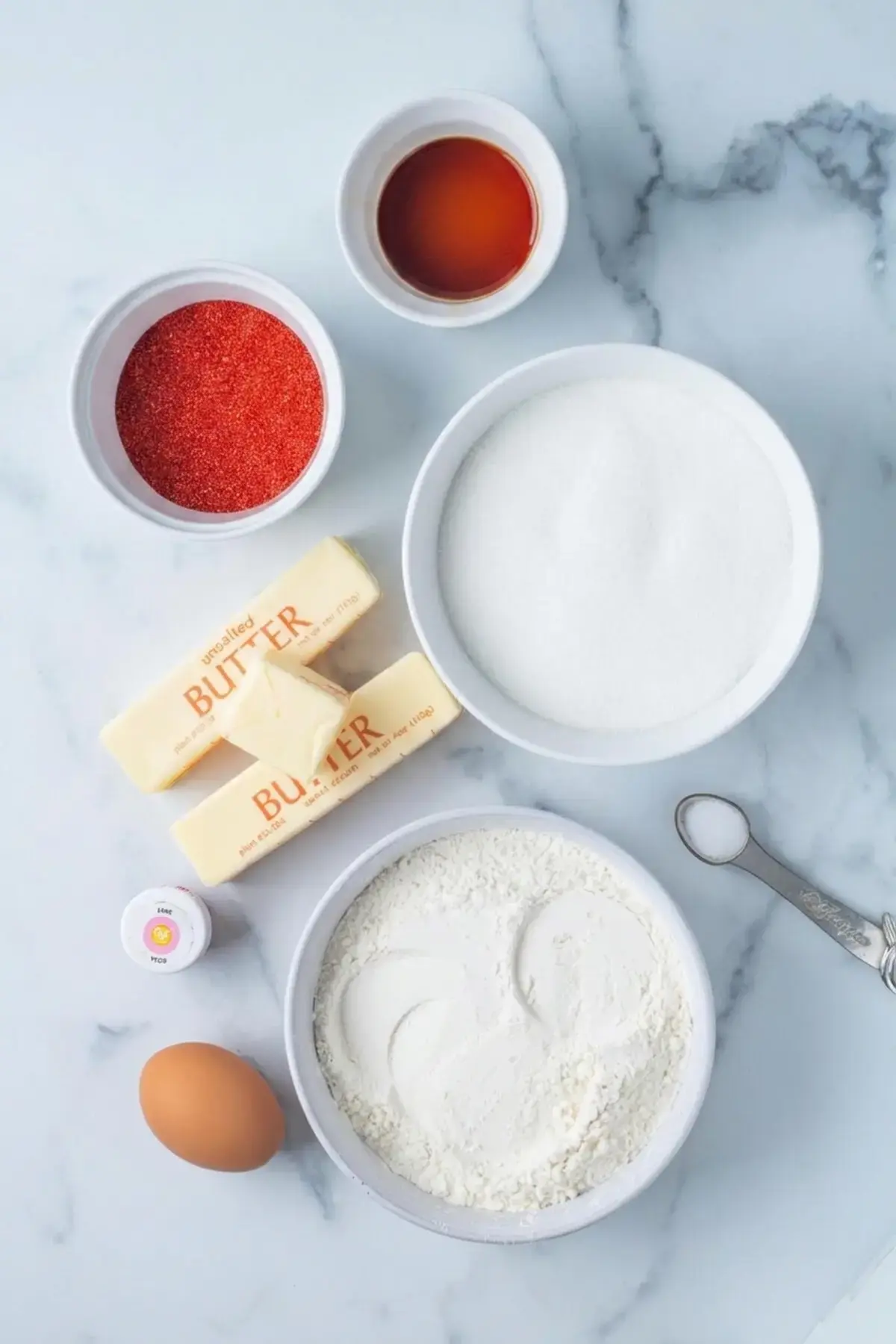 Slice And Bake Heart Cookies, Ingredients