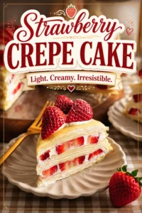 Strawberry Crepe Cake