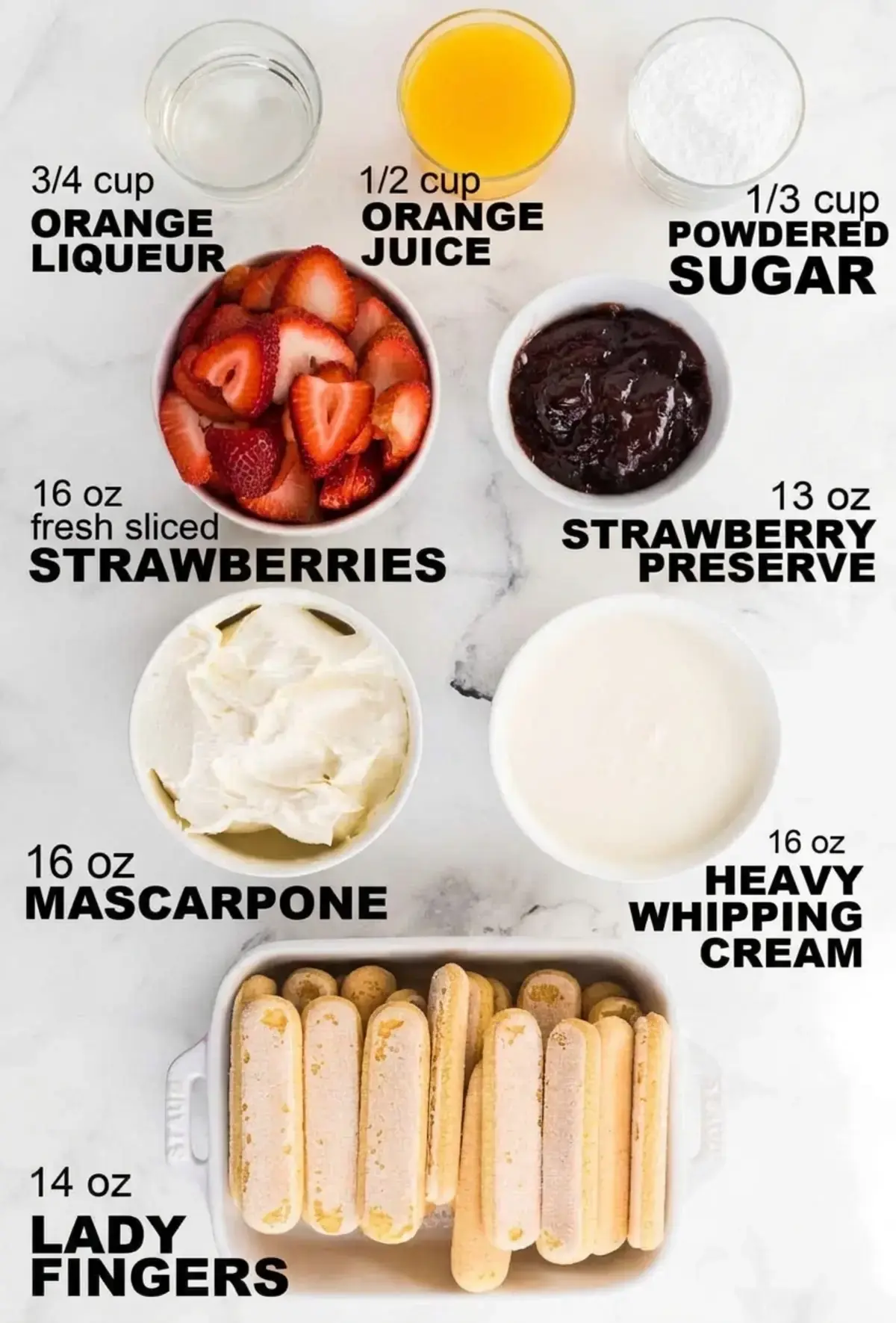 Strawberry Tiramisu, Ingredient Notes