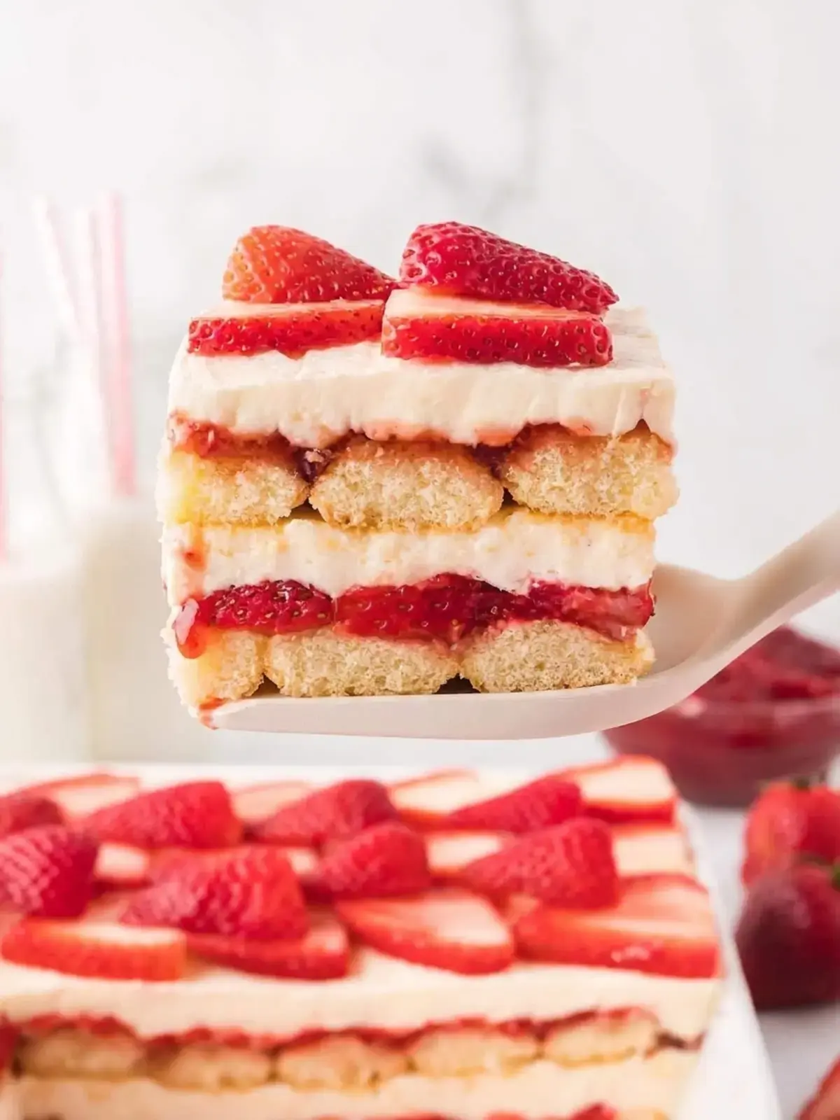 Strawberry Tiramisu, Leftovers and Storage