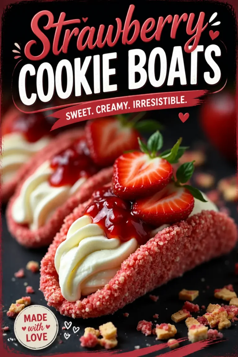 Strawberrycookieboats