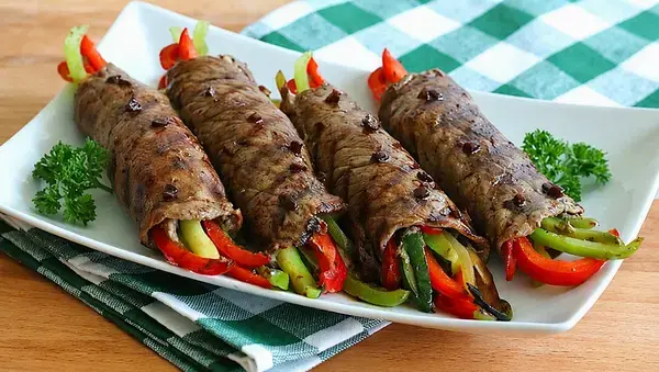 Summer Grilling Recipes for Easy Backyard Cookouts 6 Summer Grilling Recipes, Balsamic Glazed Steak and Veggie Roll Ups