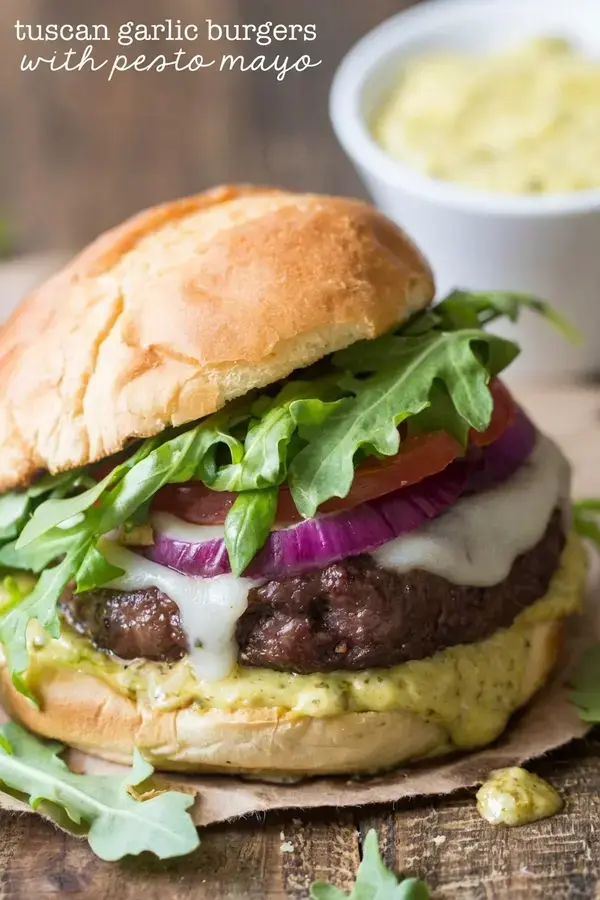 Summer Grilling Recipes for Easy Backyard Cookouts 21 Summer Grilling Recipes, Tuscan Garlic Burger