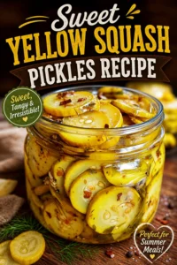 Sweet Yellow Squash Pickles Recipe