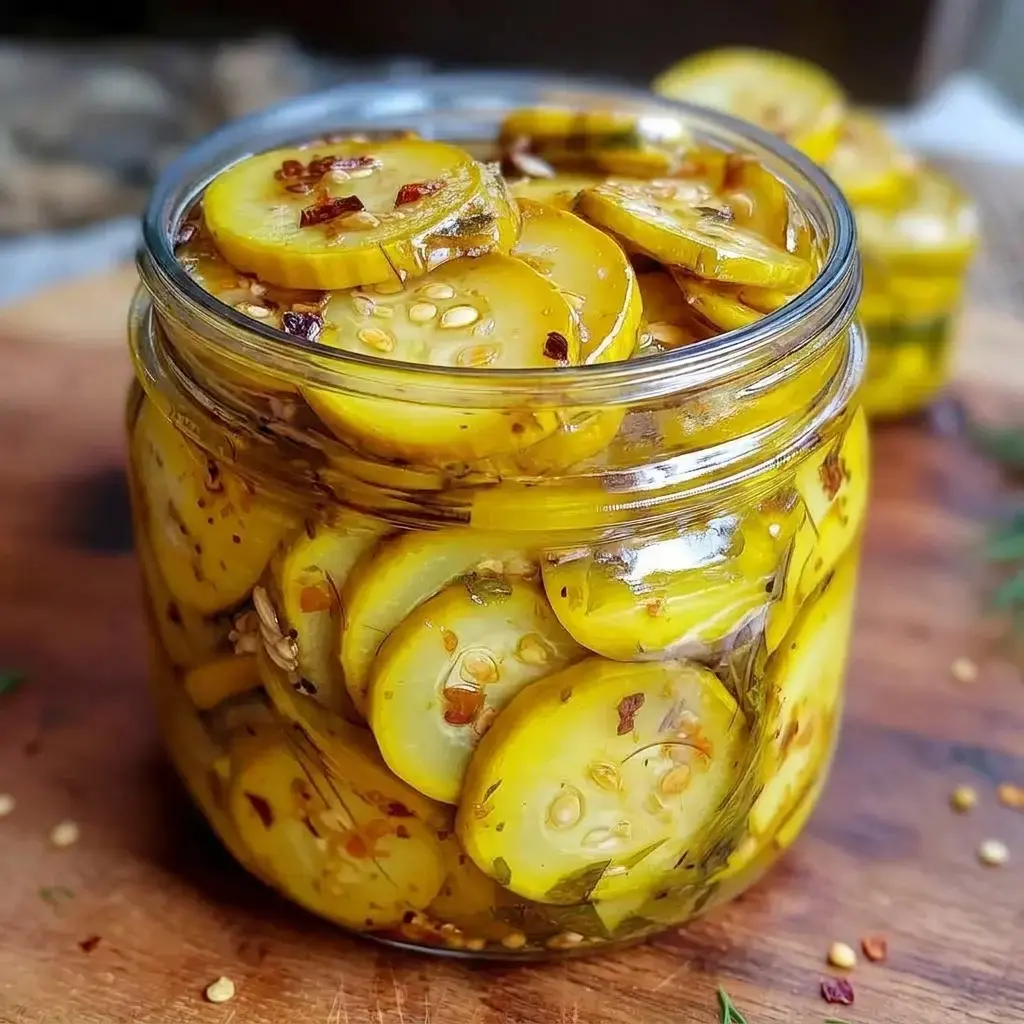 Sweet Yellow Squash Pickles Recipe with Easy Refrigerator Method 6 Sweet Yellow Squash Pickles Recipe, Ingredients for Sweet Yellow Squash Pickles