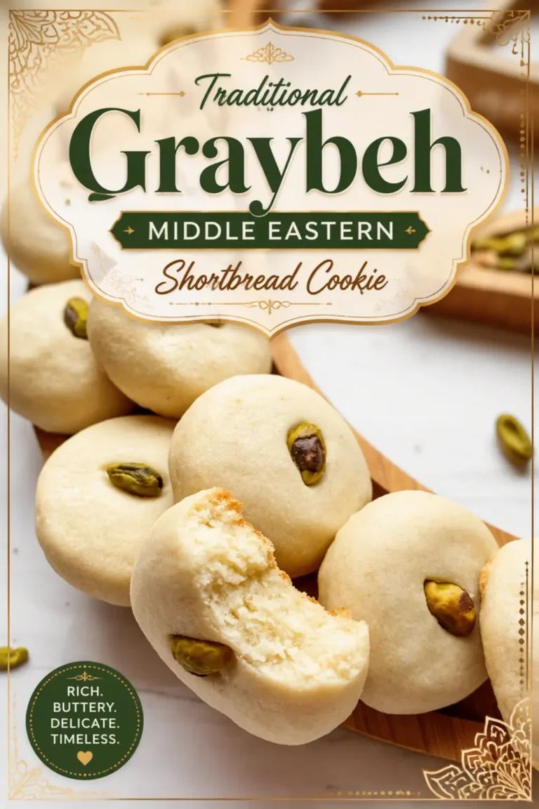 Traditional Graybeh Middle Eastern Shortbread Cookie