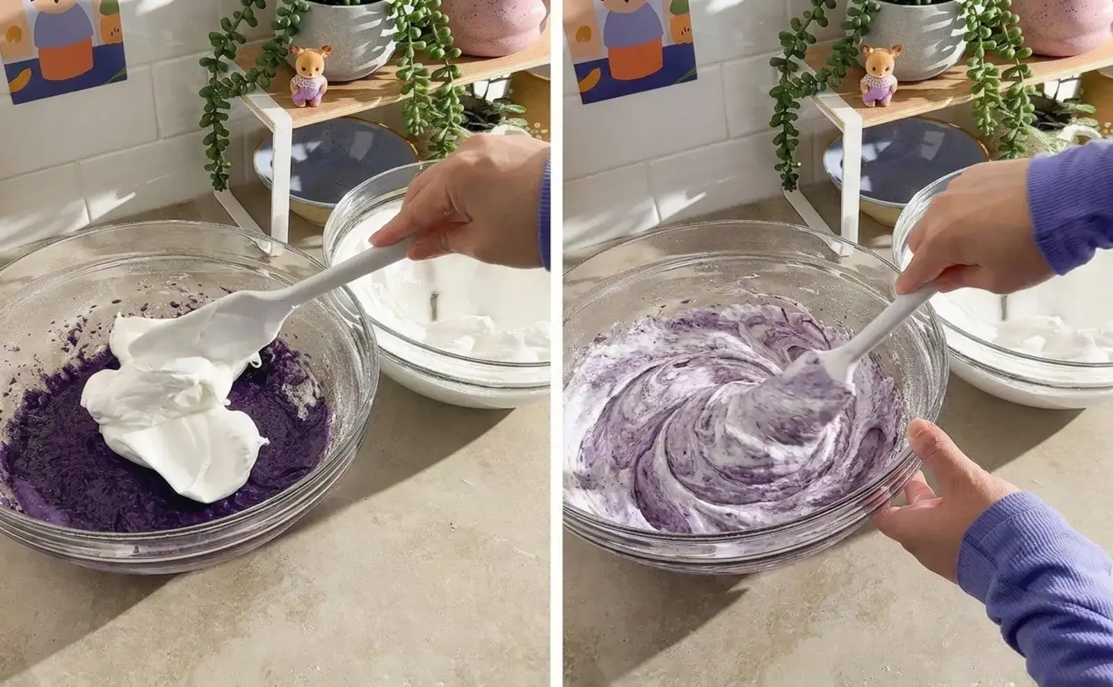 Ube Roll Cake, For the Ube Chiffon Cake