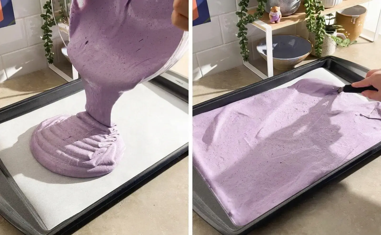 Ube Roll Cake, For the Ube Chiffon Cake