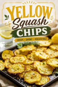 Yellow Squash Chips
