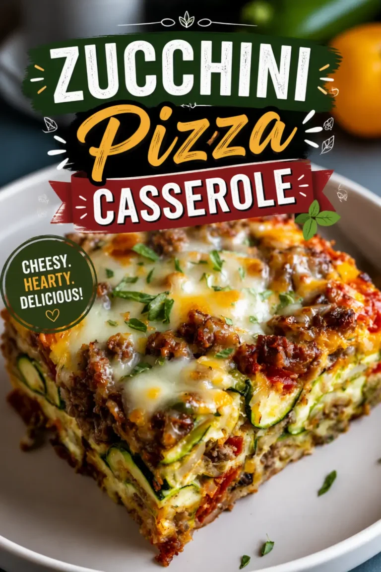 Zucchini Pizza Casserole