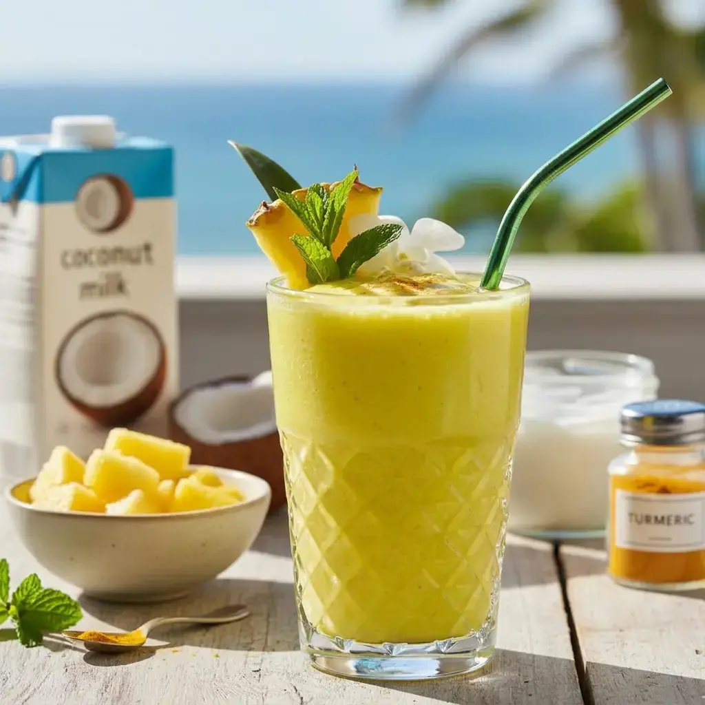 10 Yogurt-Based Fruit Smoothie Recipes, 7. The Piña Colada Faker