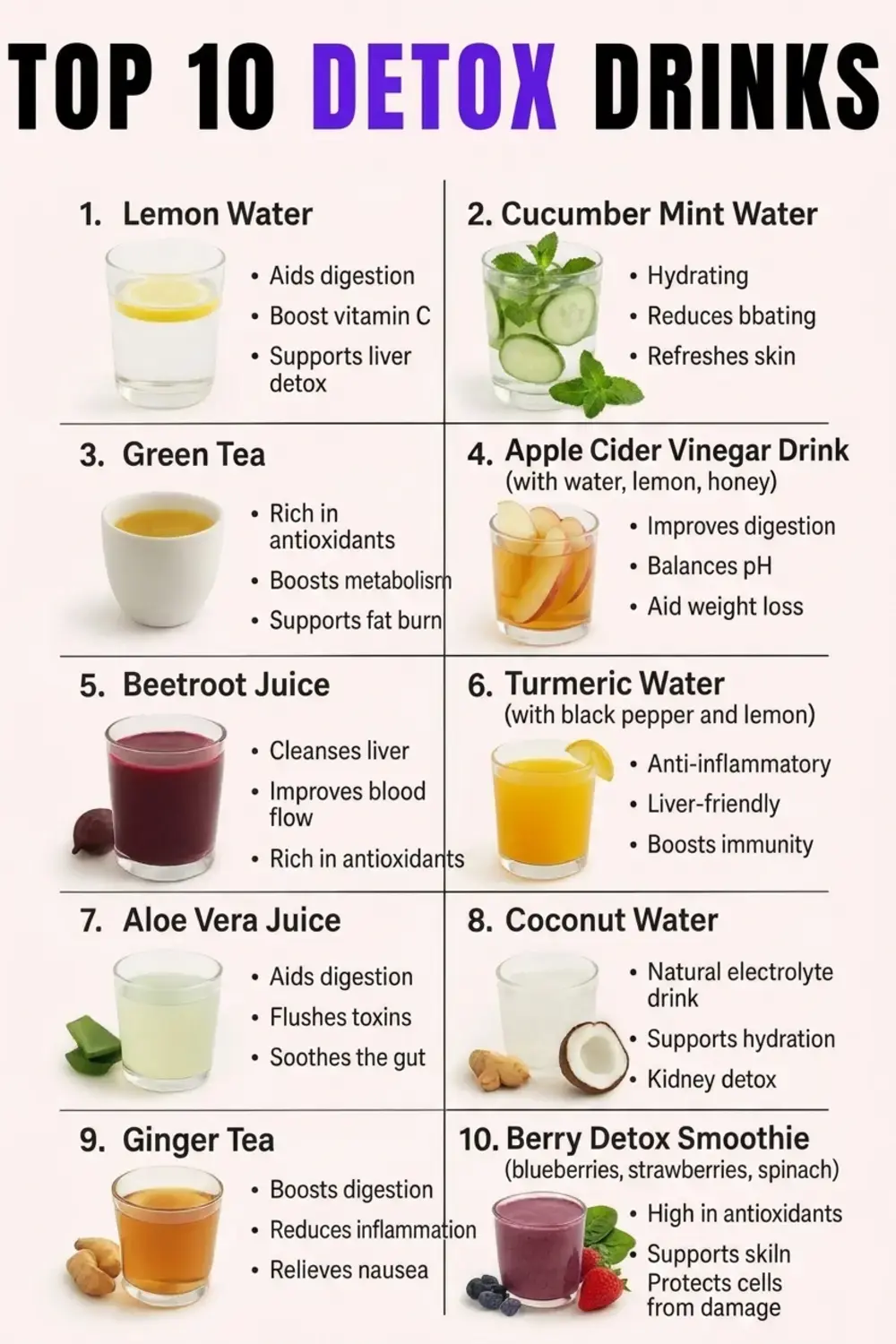 15 Summer Detox Drinks Ideas to Support Your Body's Natural Cleanse 4 15 Summer Detox Drinks Ideas, 15 Summer Detox Drinks Ideas You Must Try