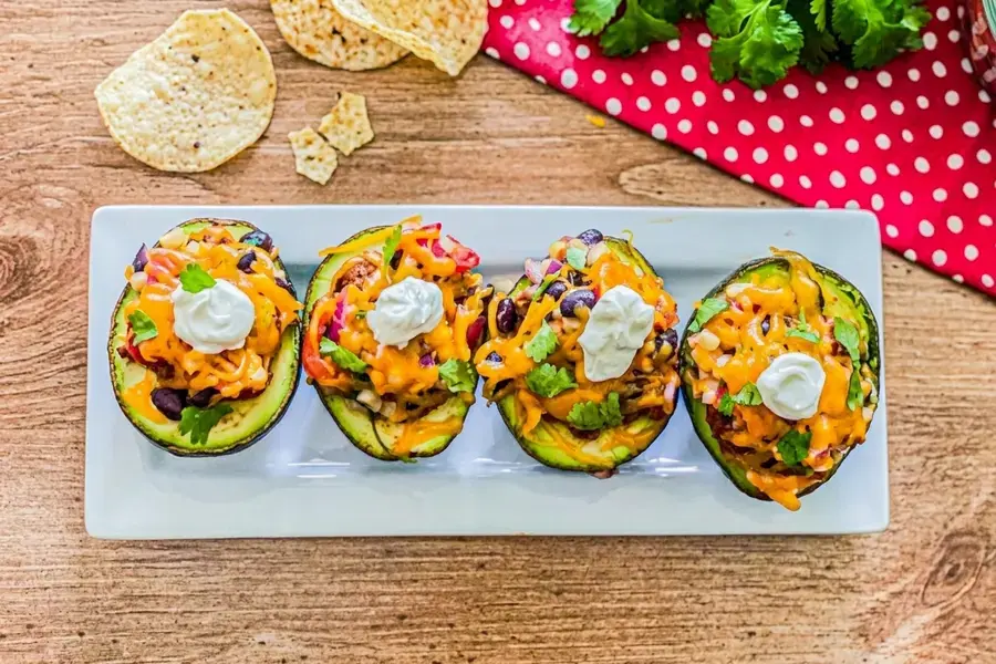 Avocado Taco Boats: A Healthy Low-Carb Dinner Idea 9 Avocado Taco Boats