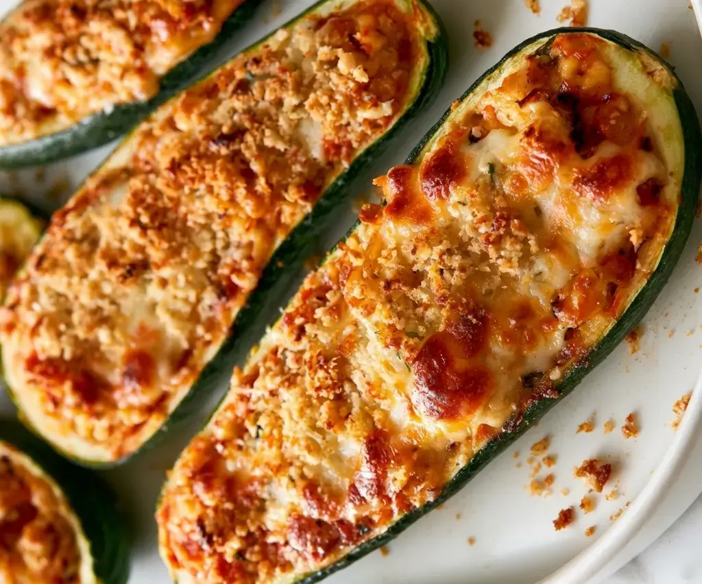 Baked Stuffed Zucchini Recipe