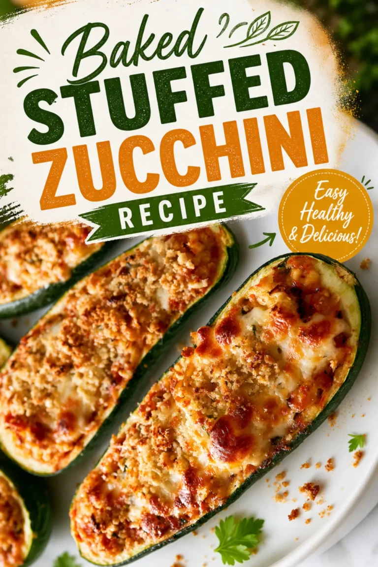 Baked Stuffed Zucchini Recipe