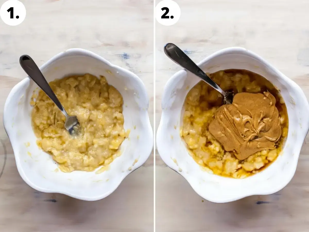 Banana Peanut Butter Oat Bars: A Healthy On-the-Go Snack Recipe 10 Banana Peanut Butter Oat Bars, The Directions