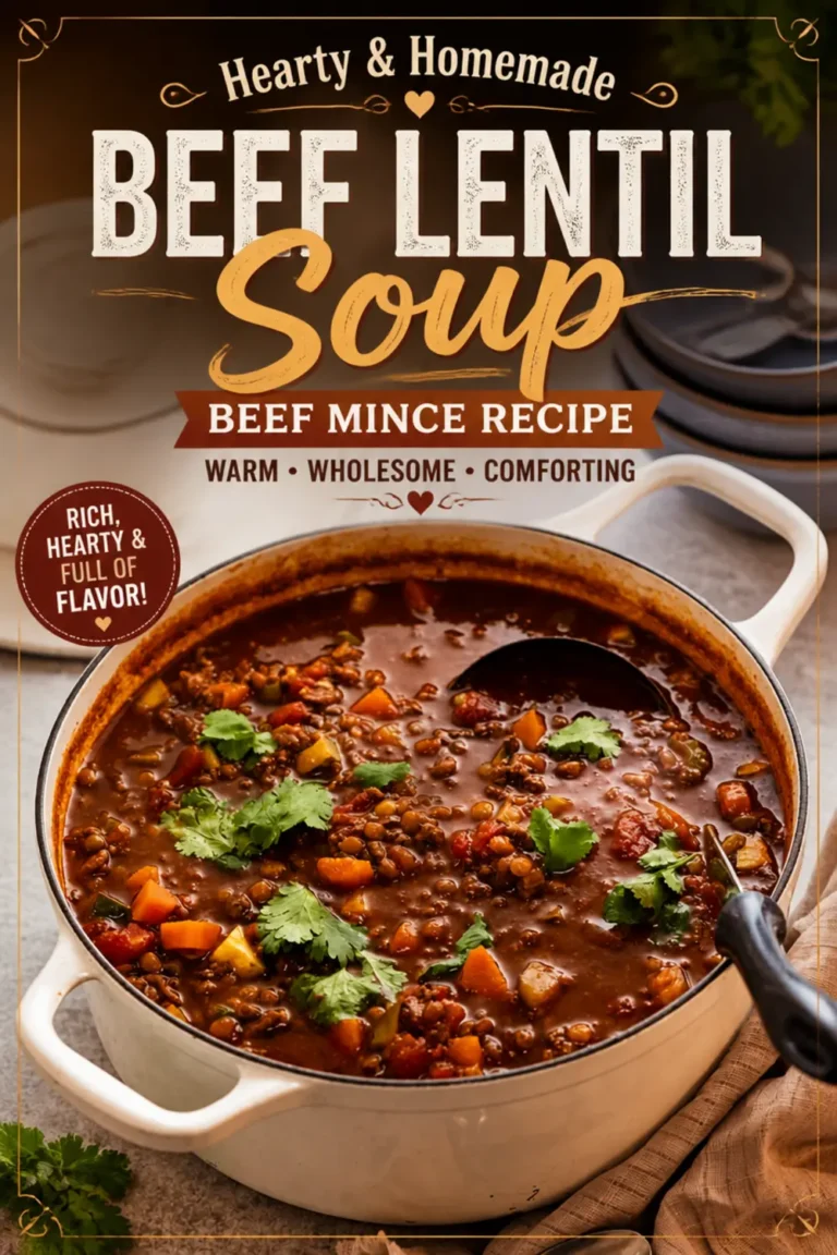 Beef Lentil Soup Beef Mince Recipe