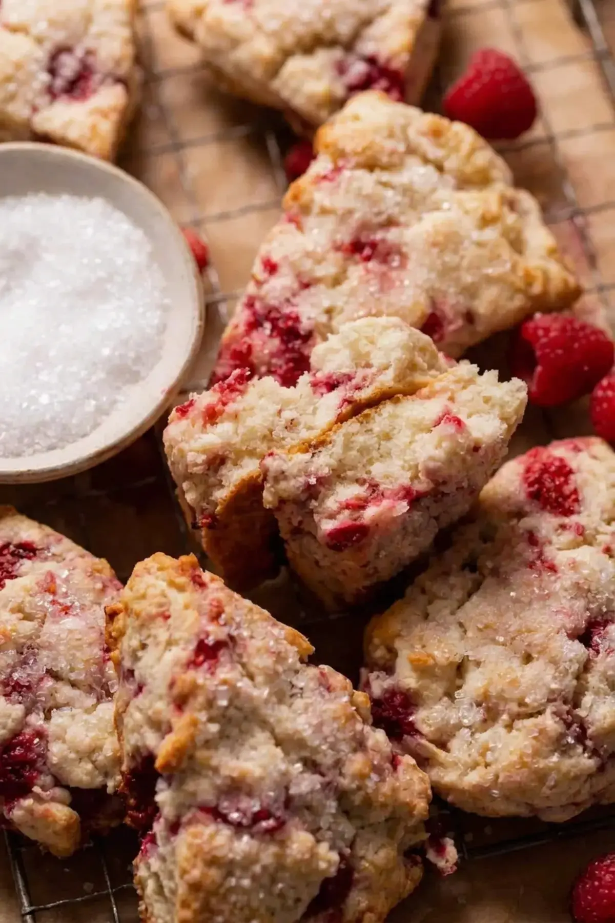 Better Than Bakery Raspberry Scones, Storage and Freezing