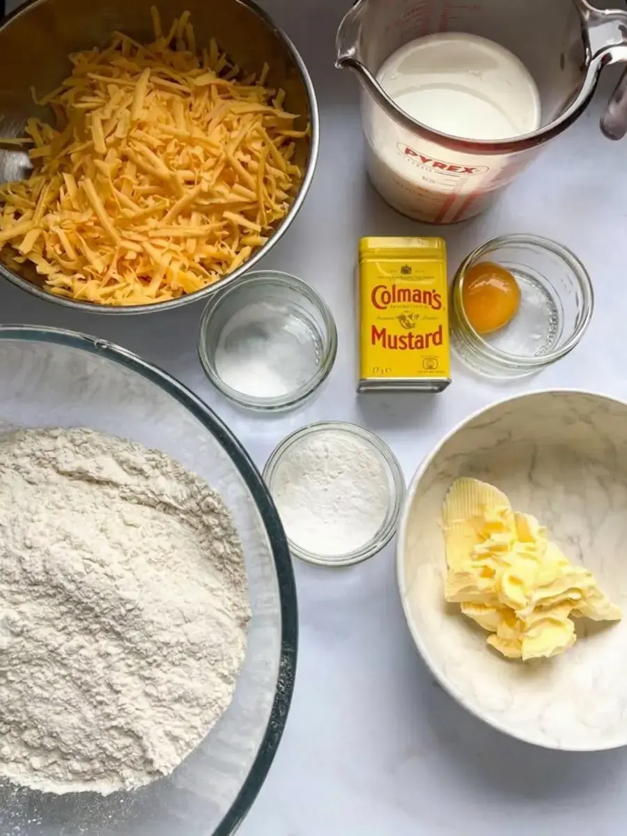 Cheese Scones: A Simple and Delicious Savory Bake 22 Cheese Scones, Ingredient List