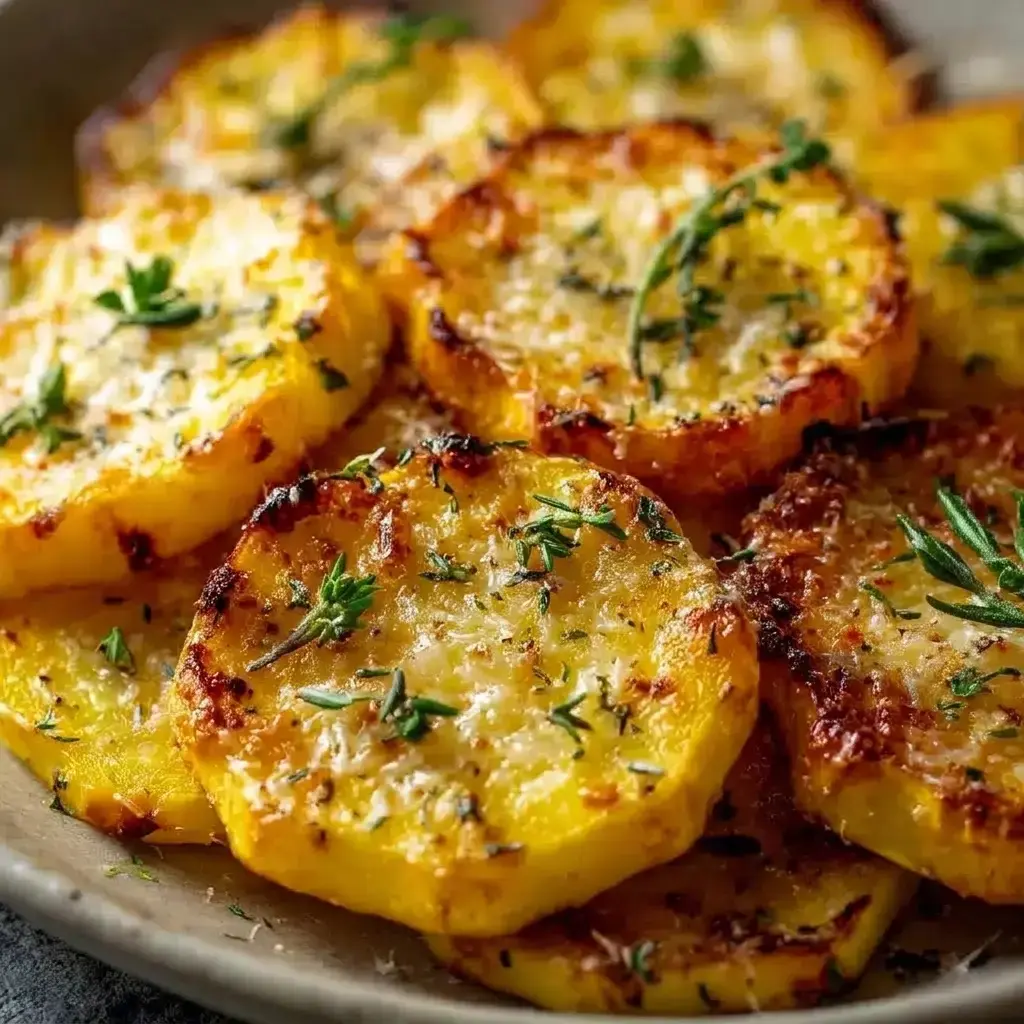 Cheesy Baked Yellow Squash Rounds, How to Make Cheesy Baked Yellow Squash Rounds