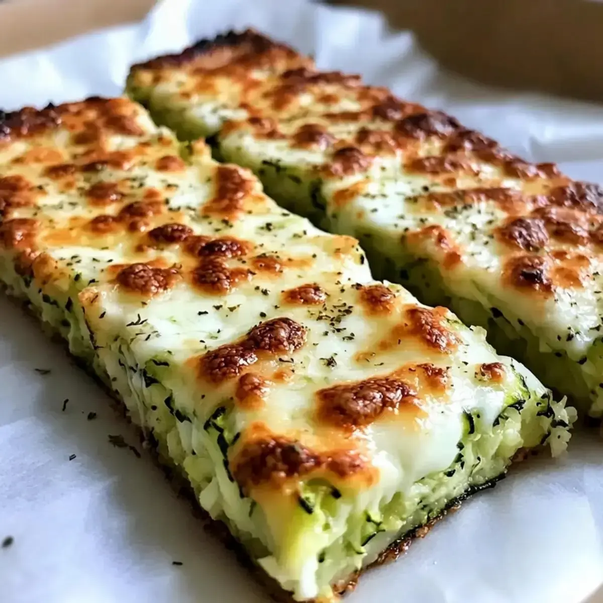 Cheesy Zucchini Breadsticks Recipe for a Low Carb Snack 8 Cheesy Zucchini Breadsticks, Step by Step Instructions for Cheesy Zucchini Breadsticks