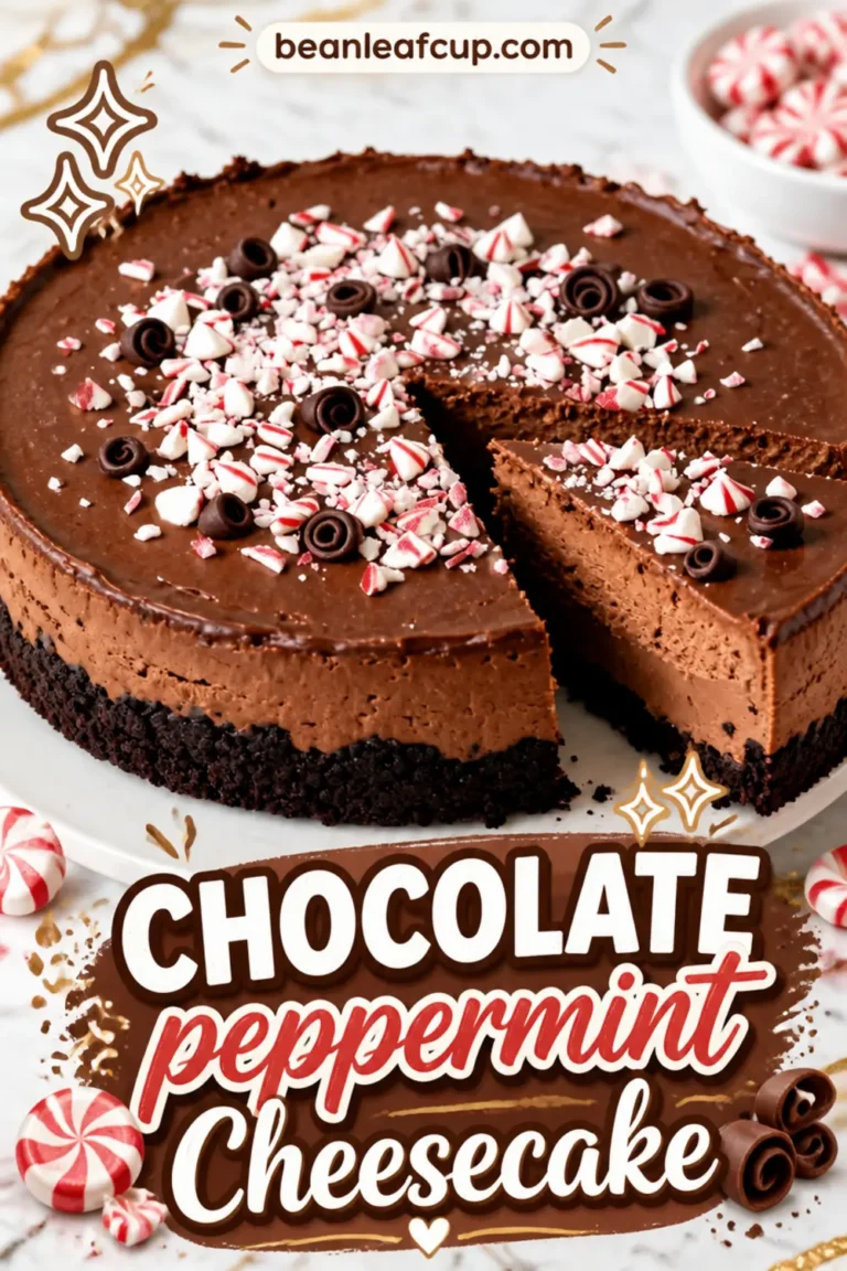 Chocolate Peppermint Cheesecake Recipe for a Creamy Holiday Dessert 26 Chocolate Peppermint Cheesecake