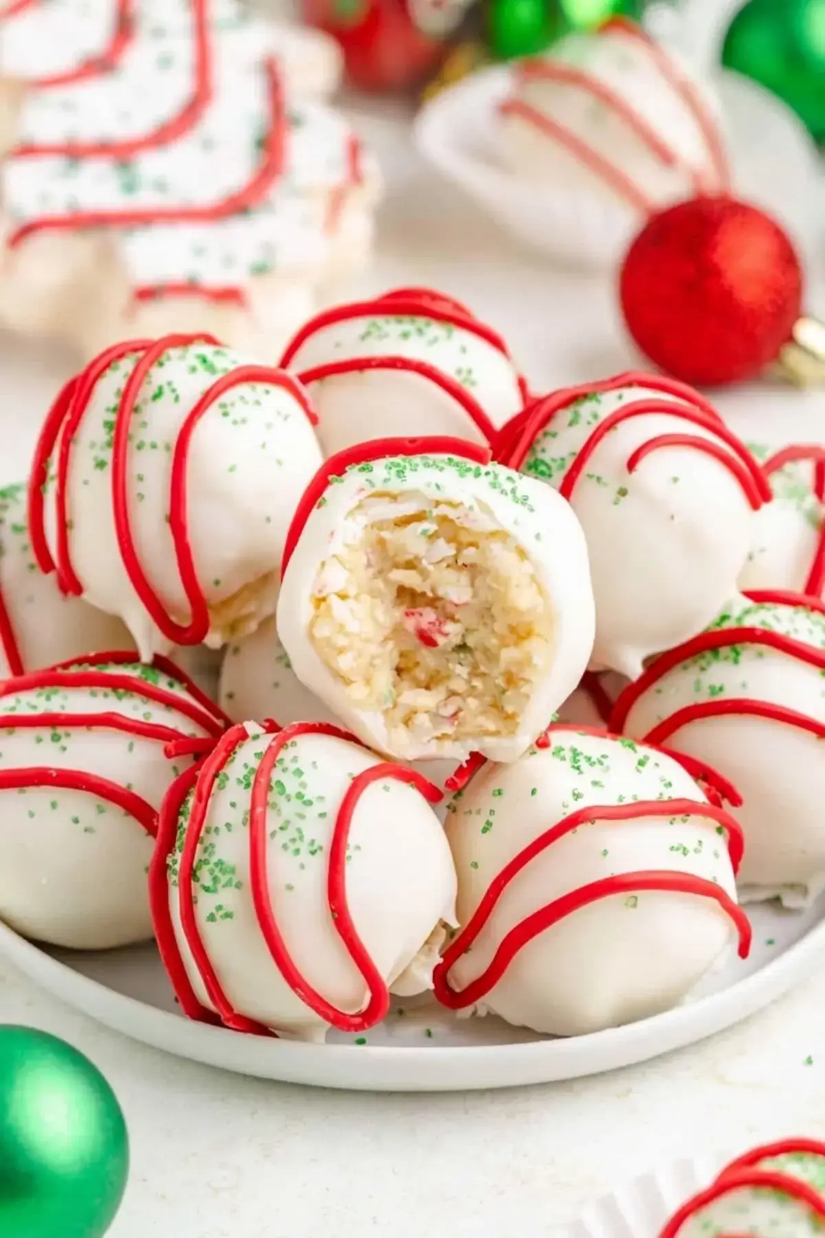 Christmas Tree Cake Balls