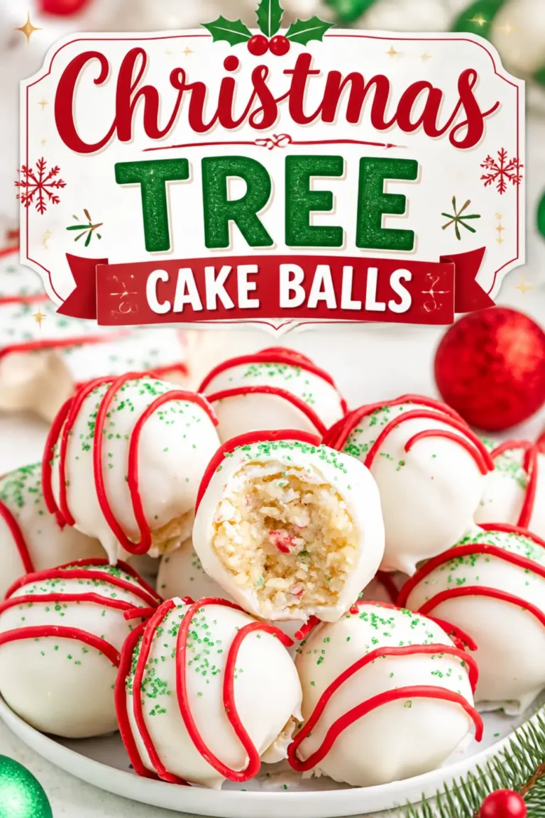 Christmas Tree Cake Balls