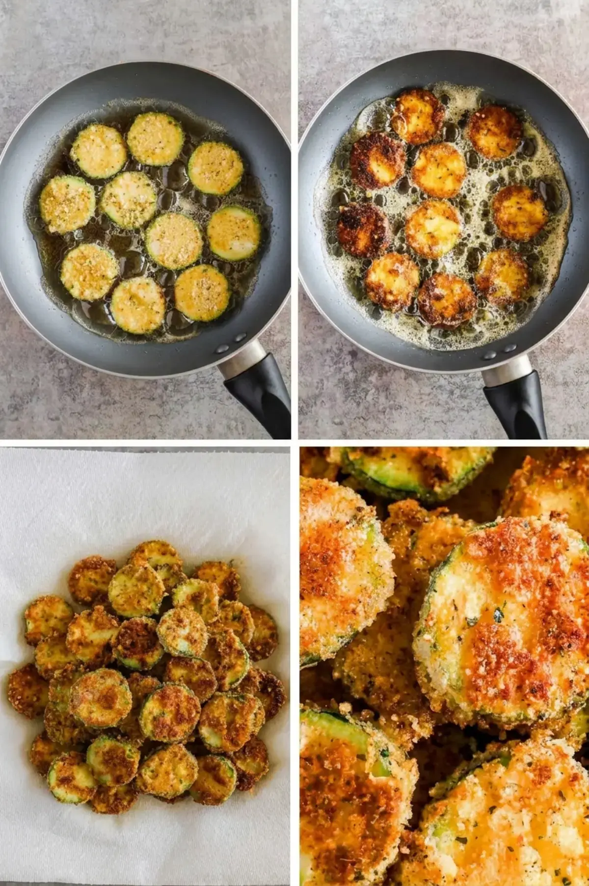 Crispy Pan Fried Zucchini Recipe with Parmesan Breading for a Golden Crust 8 Crispy Pan Fried Zucchini, How To Make Pan Fried Zucchini