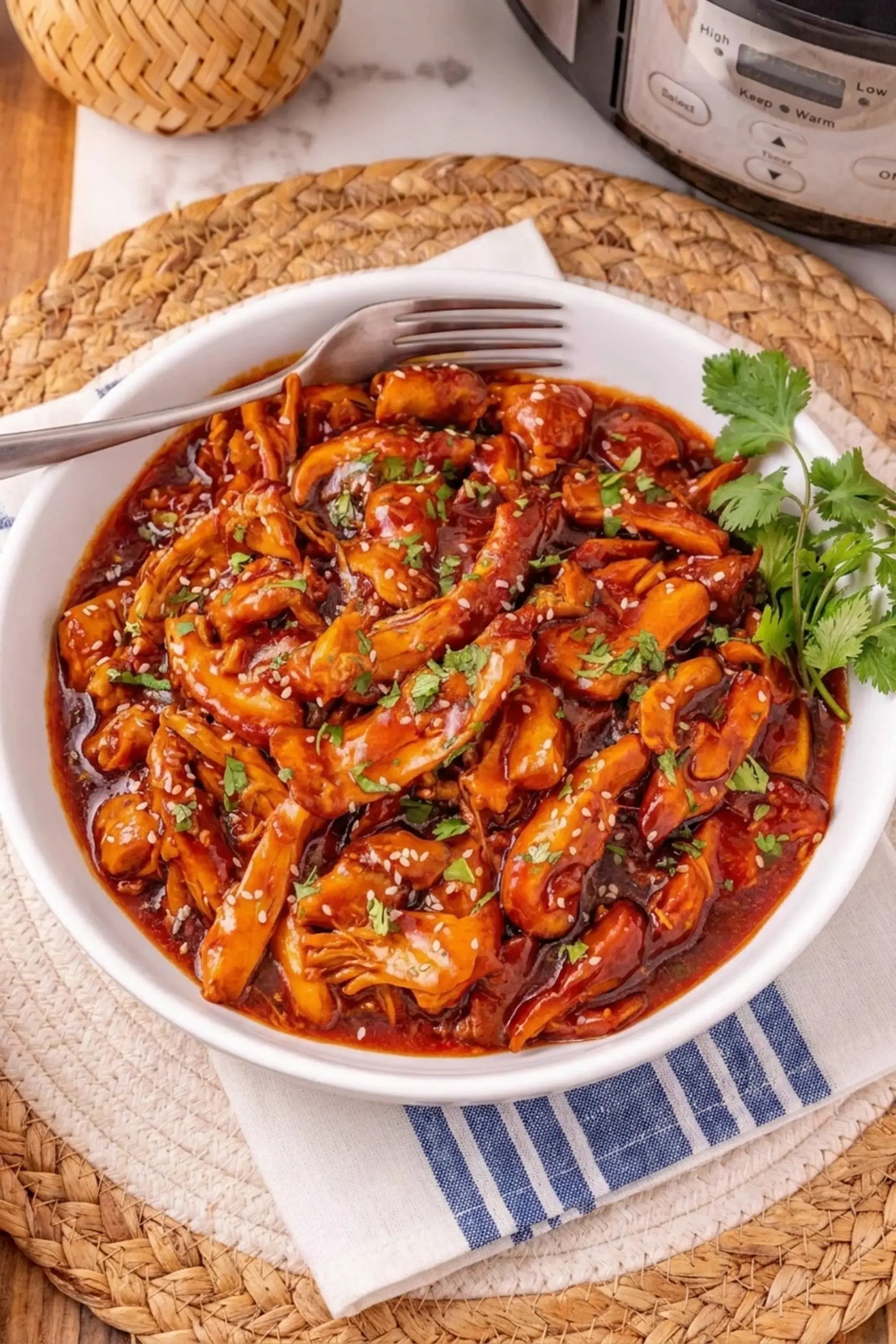 Crockpot Honey Garlic Chicken, Storage & Reheating
