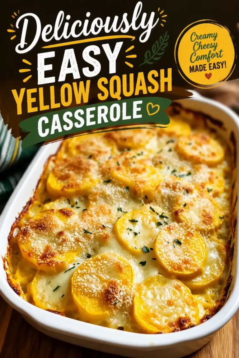 Deliciously Easy Yellow Squash Casserole