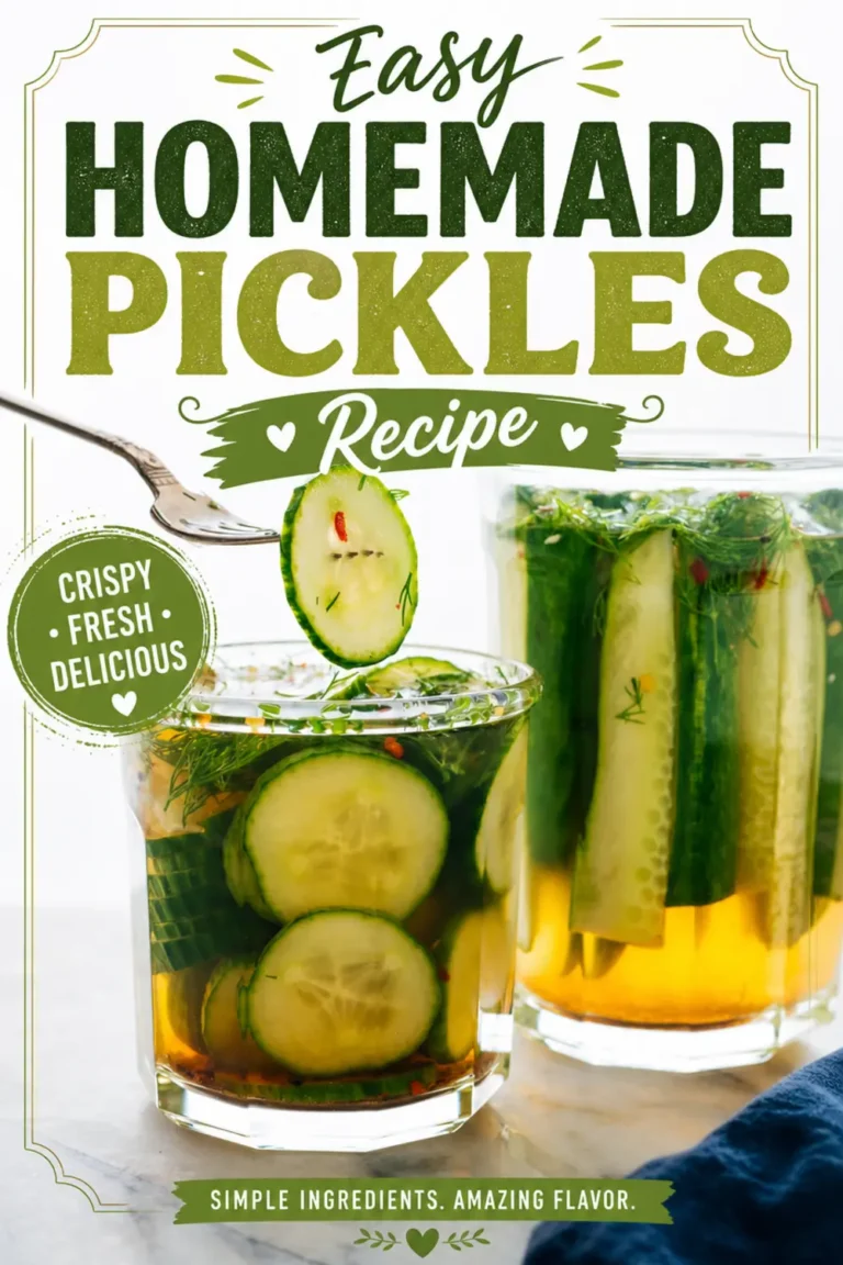 Easy Homemade Pickles Recipe for Crispy Refrigerator Pickles 12 Easy Homemade Pickles Recipe