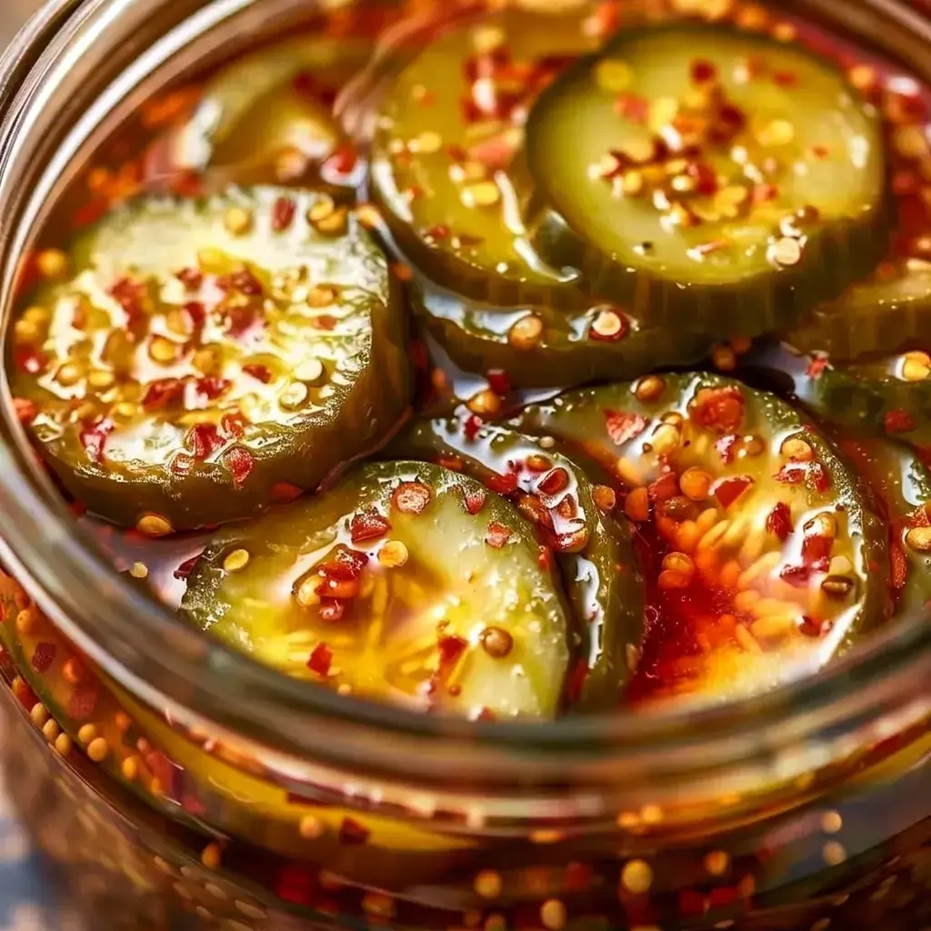 Famous Dave's Sweet And Spicy Pickles Recipe for Perfect Homemade Crunch 10 Pickles garnished with fresh dill and chili slices