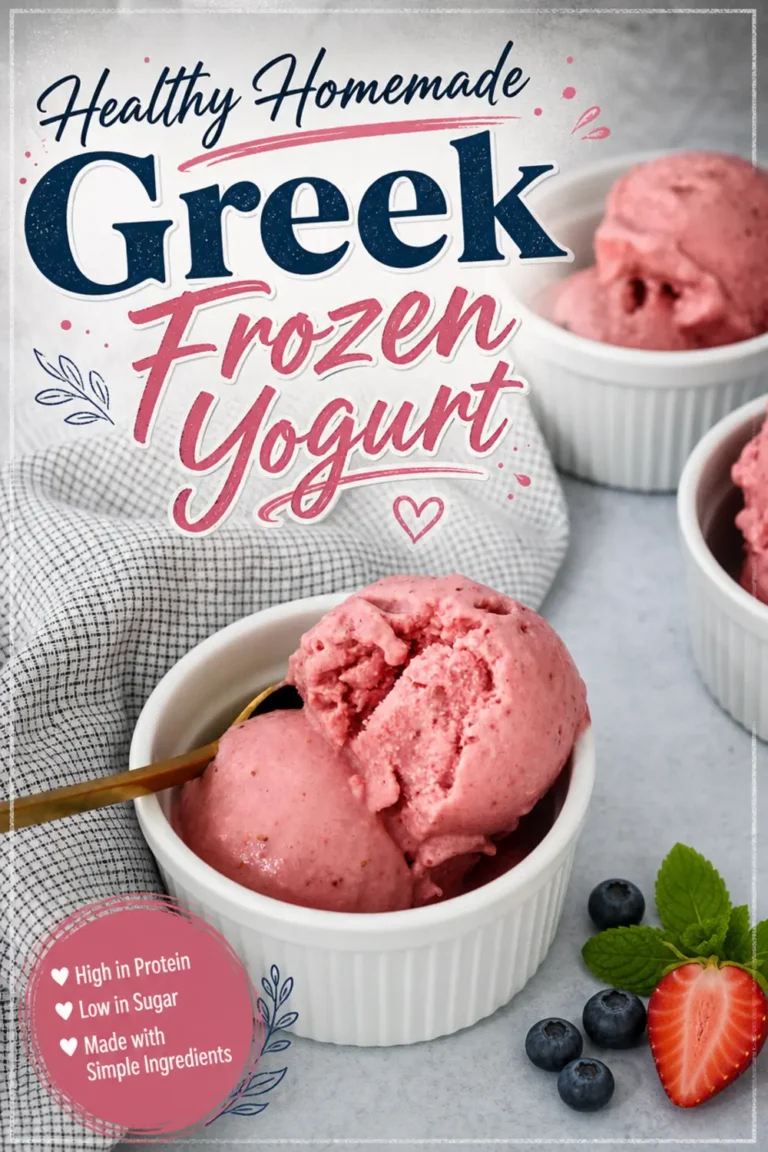 Healthy Homemade Greek Frozen Yogurt: A Simple 4-Ingredient Recipe 16 Healthy Homemade Greek Frozen Yogurt