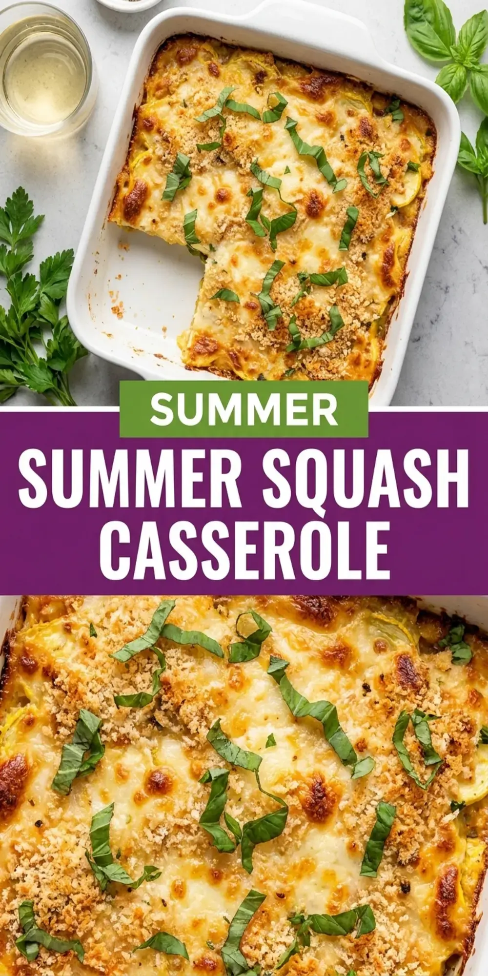 Healthy Yellow Summer Squash Casserole Recipe with Cheesy Breadcrumb Topping 17 Healthy Yellow Summer Squash Casserole