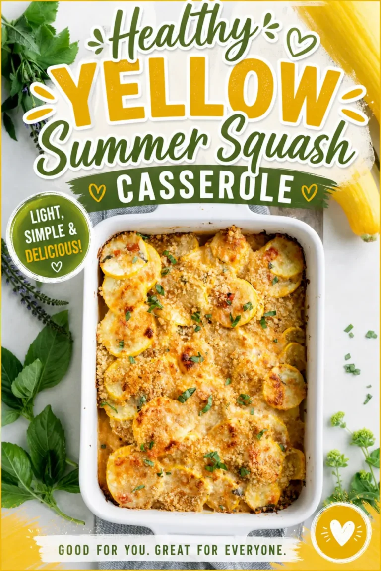 Healthy Yellow Summer Squash Casserole Recipe with Cheesy Breadcrumb Topping 26 Healthy Yellow Summer Squash Casserole
